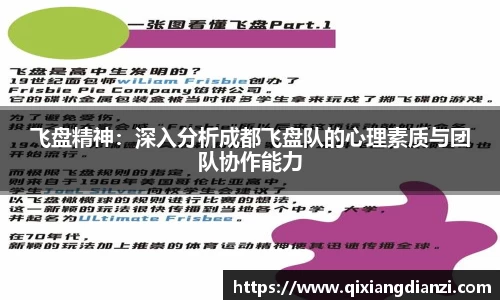 飞盘精神：深入分析成都飞盘队的心理素质与团队协作能力